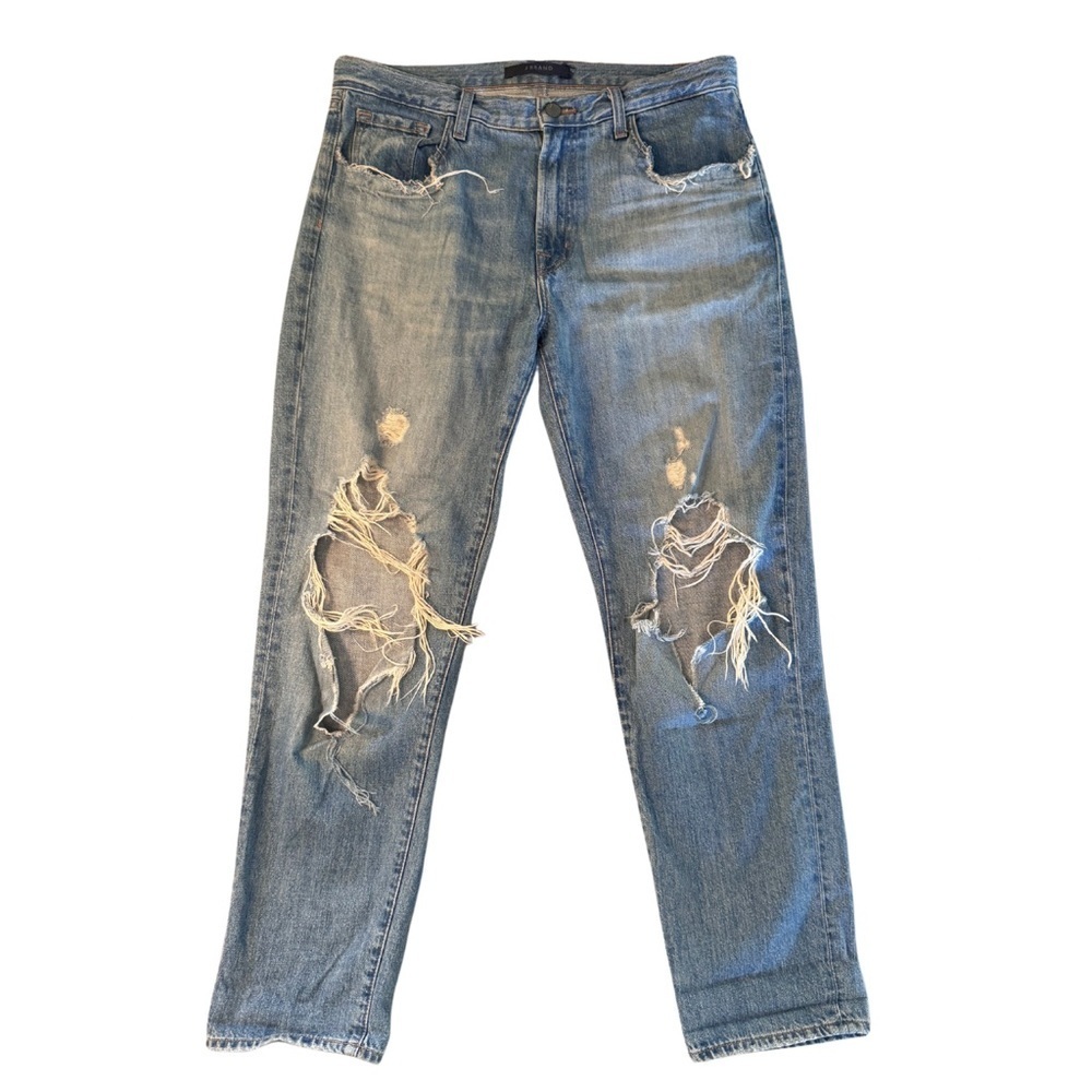 J Brand Tate Distressed Blue Denim Jeans